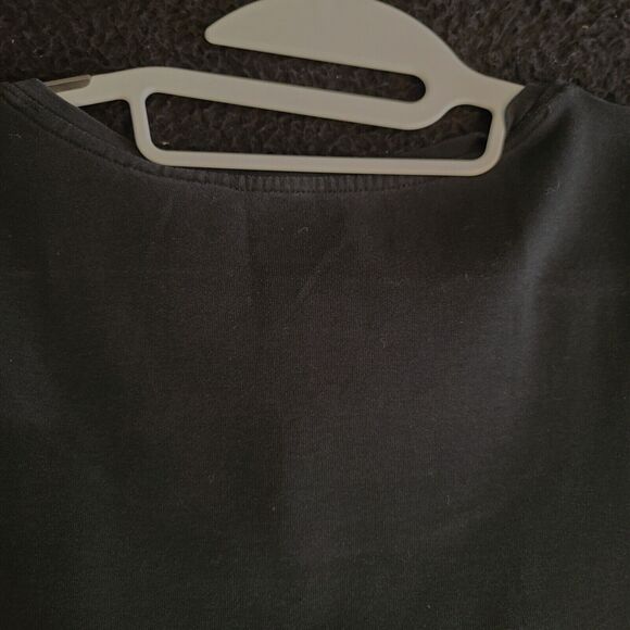 Chicos Womens Top Blue Size 2 Cotton Blend Stretch Pullover Short Sleeve - Picture 11 of 12